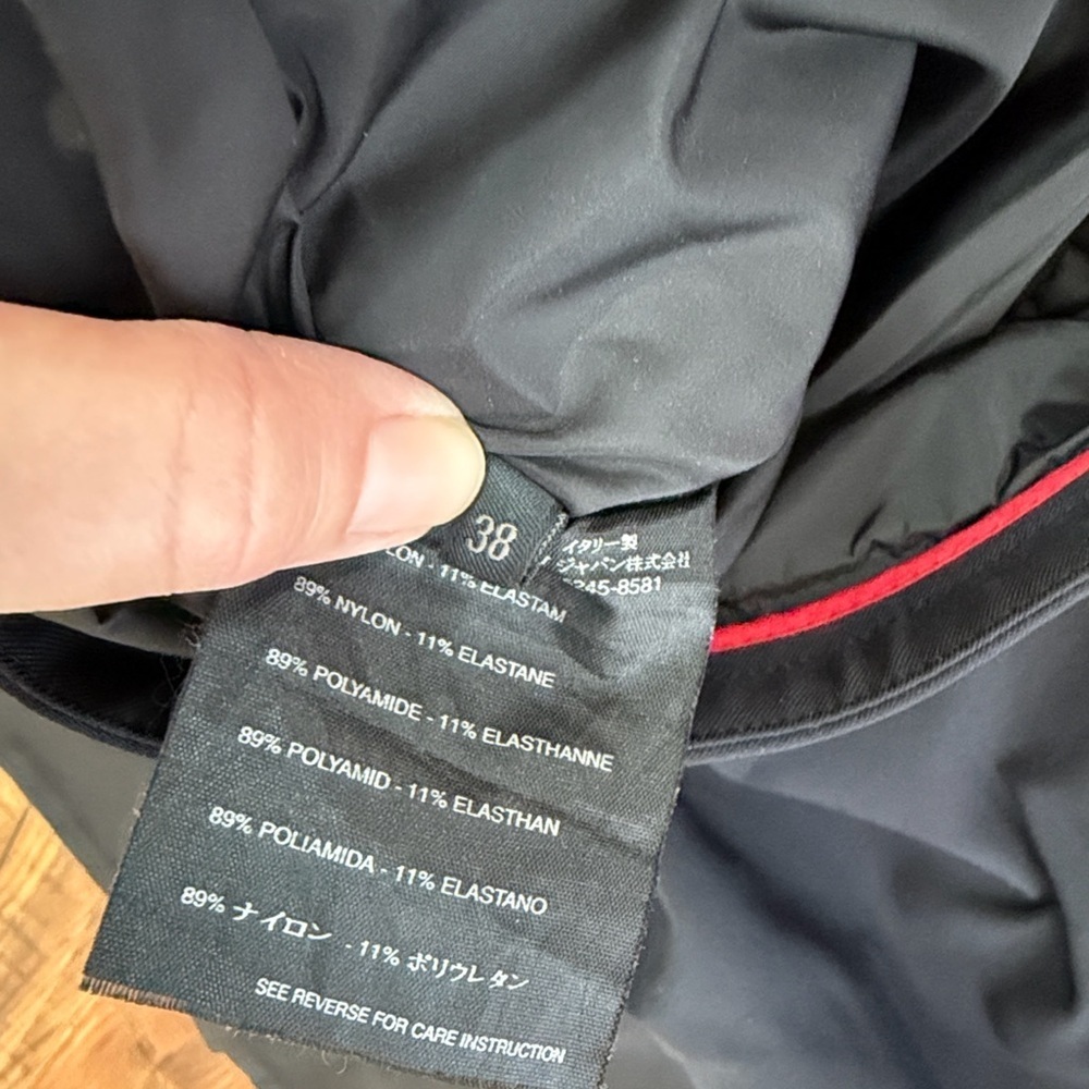 Prada Black Nylon Pencil Skirt 38 Italian XS - Picture 12 of 14